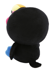 Hello Kitty 8-inch Animal Toucan KT Stuffed Plush Soft Toy, Black, Ages 3+, Model No. 10259