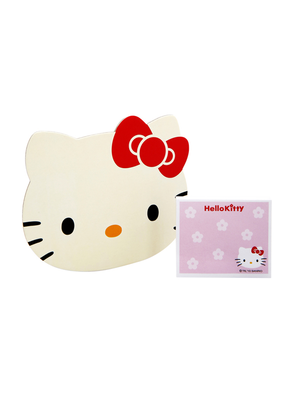 Hello Kitty Sticky Memo in D-cut Box, 100 Sheets, Small, Model No. 875074