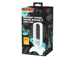 3 in 1 headset stand,
mouse bungee & USB hub