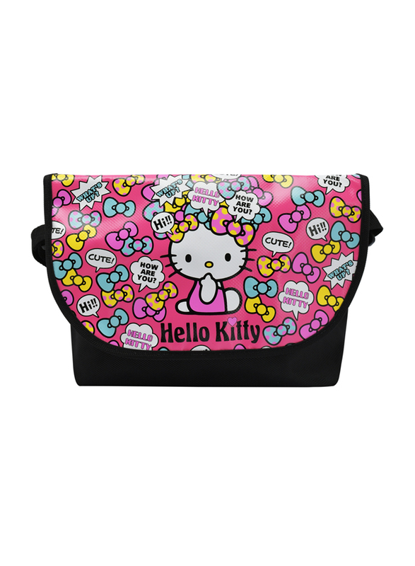 Hello Kitty Zip Closure Accessories Travel Bag for Girls, Pink, Model No. 367516