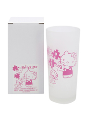 Hello Kitty Jigsaw Puzzle Drinking Glass, Clear, Model No. 852911