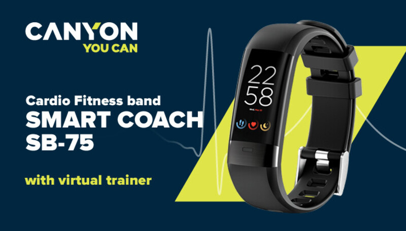 Canyon Fitness band with
personal virtual coach
