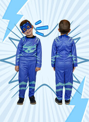 FITTO kids costume set for kids, Pajama Man Costume for kids with pants, Mask, and accessories, Large