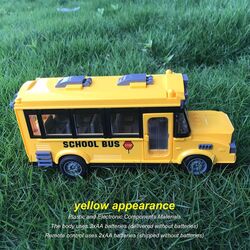 FITTO RC School Bus - Interactive Remote Control Toy with Realistic Lights and Sounds