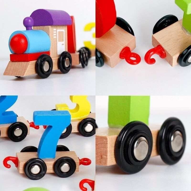 FITTO Wooden Toy Set for Toddlers - Educational Toys to Improve Motor Skills, Hand-Eye Coordination, and Problem-Solving Abilities