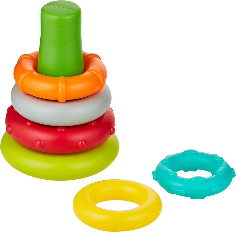 FITTO Stack-a-Ring Toy - Classic Educational Toy for Toddlers and Preschoolers