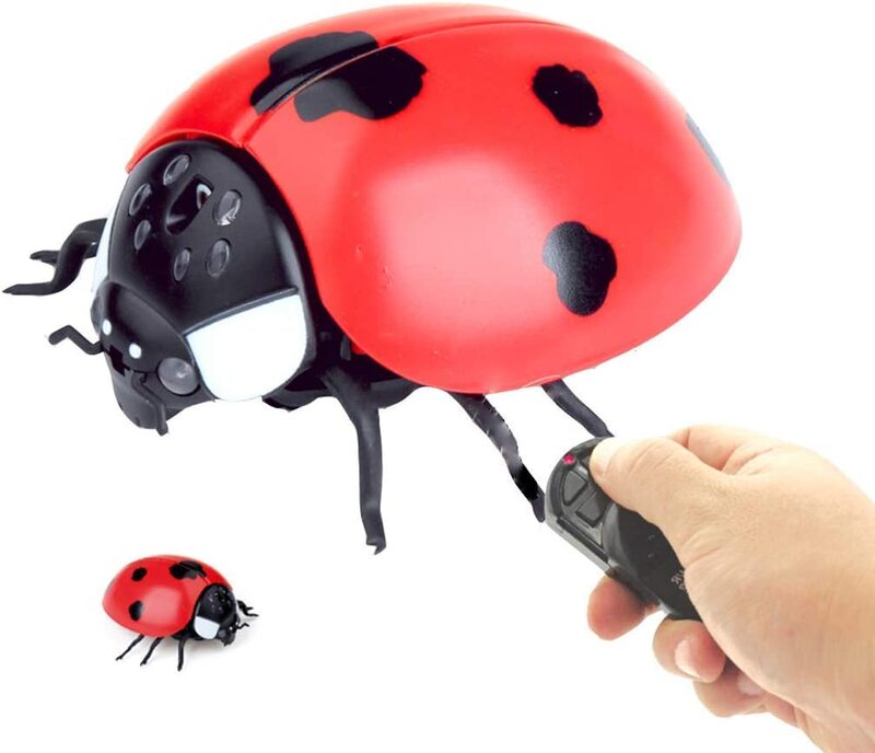 FITTO Remote-Controlled Ladybug Toy, Fun Toy for Children and Adult