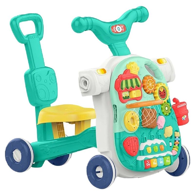 FITTO High- Quality Baby Walking Toys Push Walker, Green