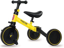 FITTO Adjustable Tricycles for Toddlers with Push Handle and Comfortable Seat