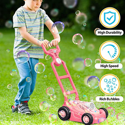 FITTO Automatic Bubble Blowing Trolley - The Ultimate Outdoor Playtime Toy for Kids