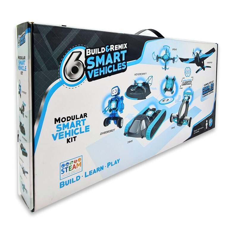 FITTO Robotics Smartcore 6, 6 Smart Vehicles in 1, Educational STEM Birthday Kits Ages 8 and Up