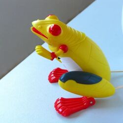 FITTO Remote- Controlled Jumping Plastic Frog Toy - Innovative and Fun Toy for Children and Adults