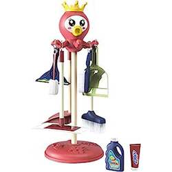 FITTO Detachable Housekeeping Cleaning Pretend Play Toy Set for Kids,