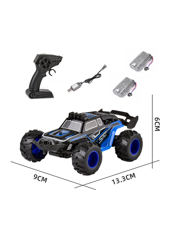 Kidwala Mini High-Speed Racing Off Road Remote Control Car, Blue/Black, Ages 6+