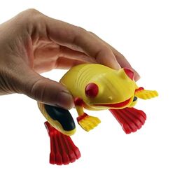 FITTO Remote- Controlled Jumping Plastic Frog Toy - Innovative and Fun Toy for Children and Adults