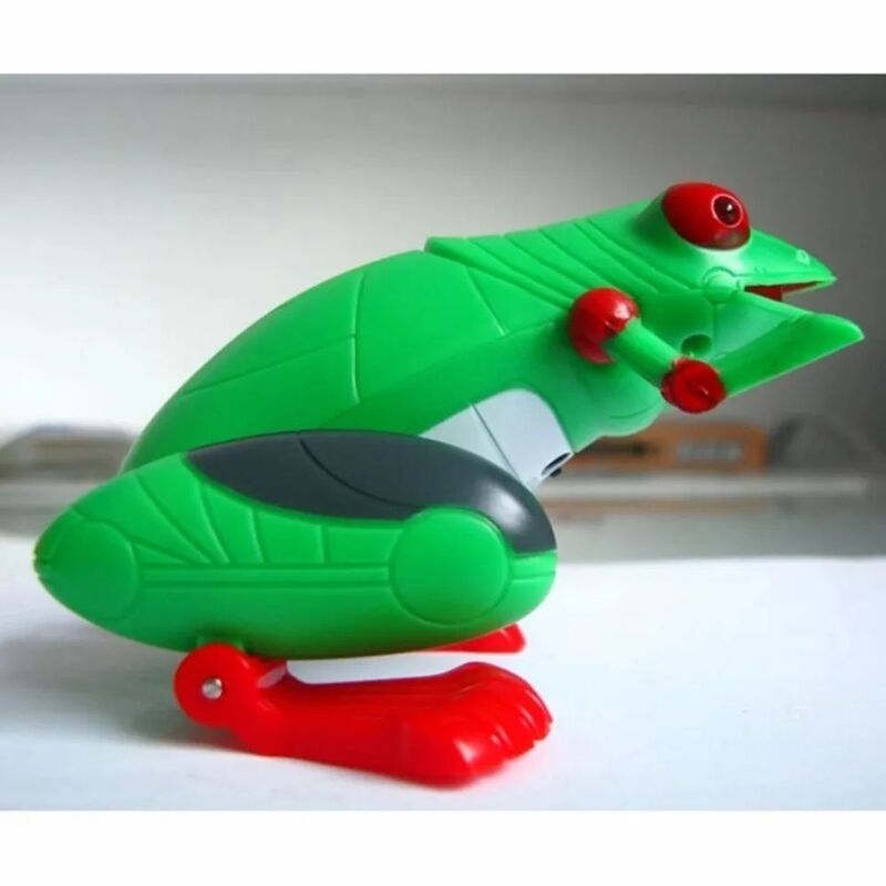 FITTO Remote- Controlled Jumping Plastic Frog Toy - Innovative and Fun Toy for Children and Adults, Green