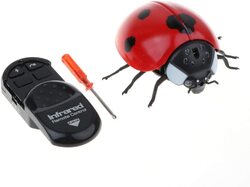 FITTO Remote-Controlled Ladybug Toy, Fun Toy for Children and Adult