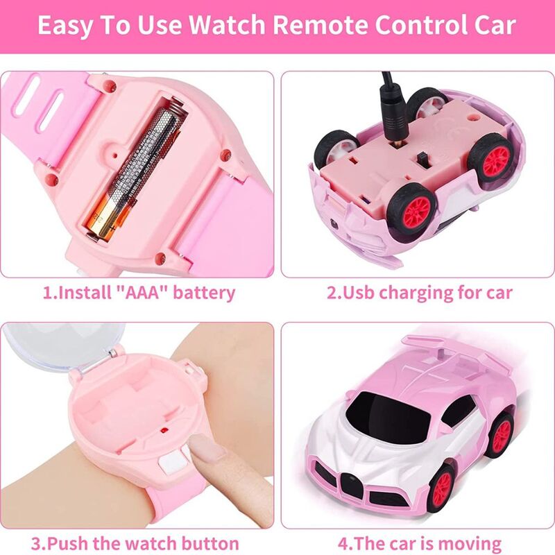 FITTO 2022 Mini Watch Remote Control Car - Small- Sized and Fun