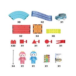 FITTO Magnetic Building Blocks Set - 63-Piece Educational Toy for Creative Play and STEM Learning