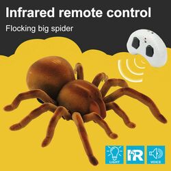 FITTO Remote- Controlled Tarantula Spider Toy with Infrared Technology