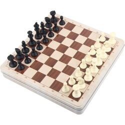 FITTO Custom Luxury Chess Pieces and Metal Box with Magnetic Chess - Handcrafted High- Quality Set, Large