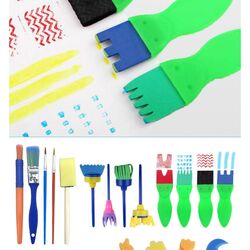 FITTO Learning Painting Set Toddler Art Supplies with Water Drawing Mat and 12 Colorful Paint Pens, Blue