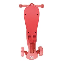 FITTO Outdoor Scooter Versatile Sit and Stand Scooter with Height Adjustable Feature for Kids, Pink, 78CM