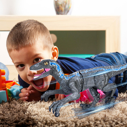 Kidwala Rechargeable Intelligent Remote Control Dinosaur, Grey, Ages 6+