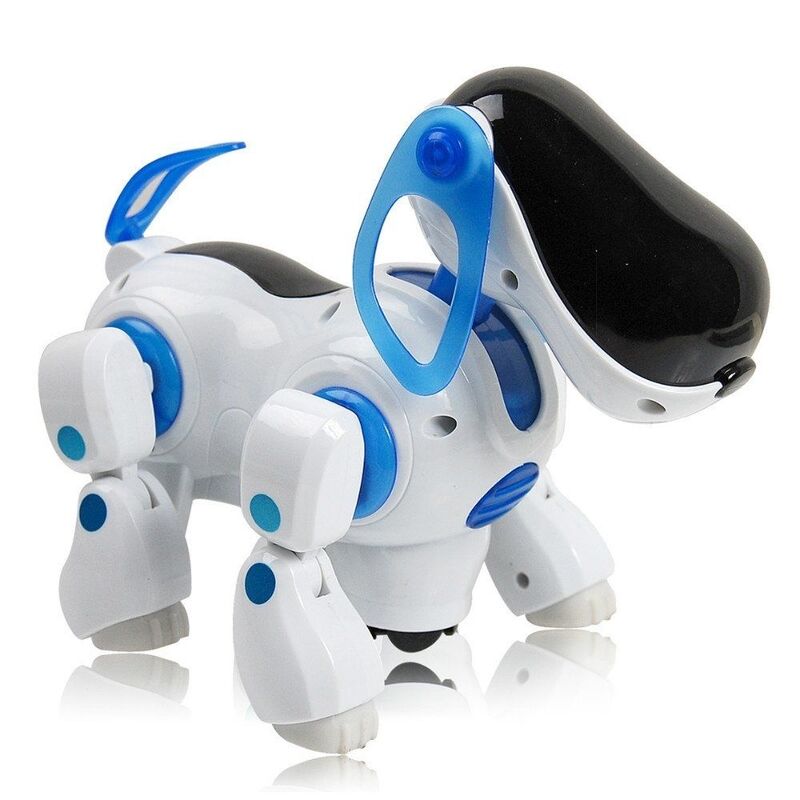 FITTO High Quality Electric Robot Dog with Intelligent Sensors, Music and Lights