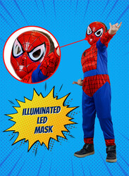 FITTO kids costume set for kids, Spiderman Costume for kids with pants, Mask, and accessories, Medium