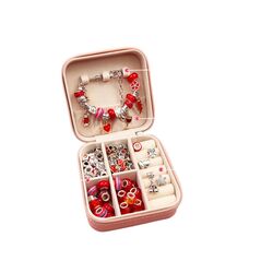 FITTO DIY Bracelet Set for Kids - Large Hole Beads with Multiple Bracelets with Luxury Jewelry Box - Perfect Children's Gift for Craft- Loving Kids