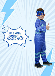 FITTO kids costume set for kids, Pajama Man Costume for kids with pants, Mask, and accessories, Medium