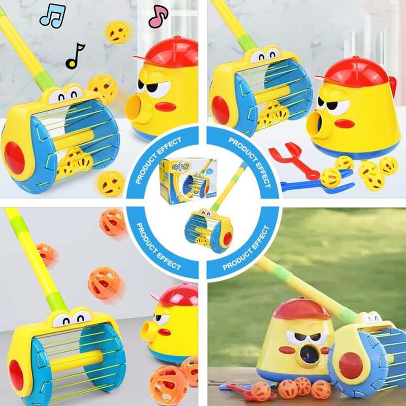 FITTO House Vacuum Cleaner Toddler Cleaning Toys Kids Pretend Play Vacuum Cleaner: Simulation Floor Mop Role Cleaning Tool for Pet Hair Floor Cleaning Tool Kids Vacuum Toy