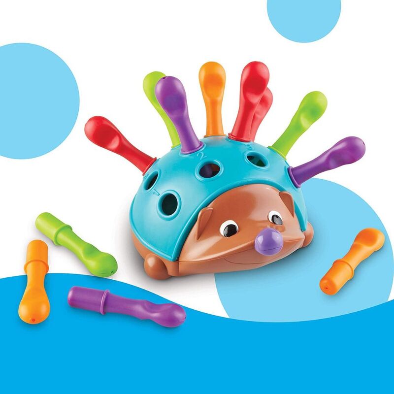 FITTO Hedgehog Sensory Toy - Tactile and Visual Stimulation for Children