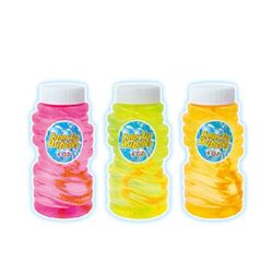 FITTO Colourful Bubbles - 120ml Bottle of Fun for Kids Outdoor Play, Assorted Colors, Pack of 12