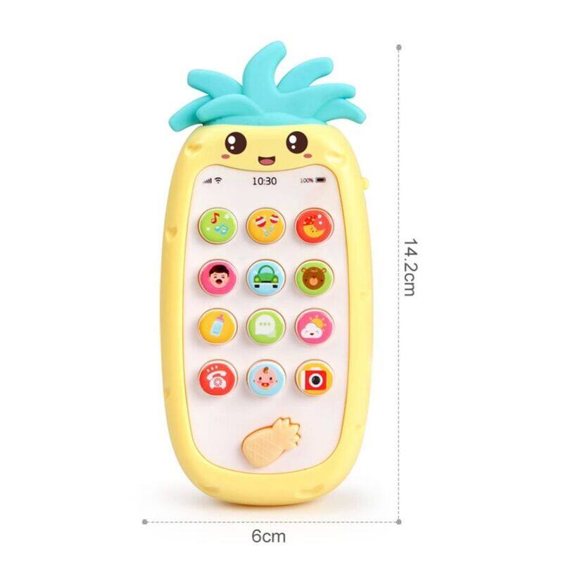 

Kidwala FITTO Multifunctional Educational Learning Toy Pineapple for Babies and Toddlers, Assorted color