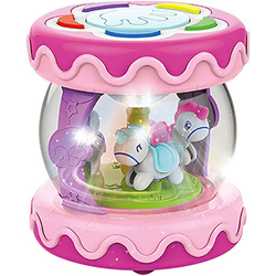 FITTO Multi- function Baby Musical Toy with Piano Keyboard, Drums, and Microphone