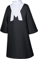 FITTO Lawyer Costume for Kids with Gavel, Wig and Glove, Perfect for Dress up Play and Halloween