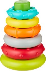 FITTO Stack-a-Ring Toy - Classic Educational Toy for Toddlers and Preschoolers