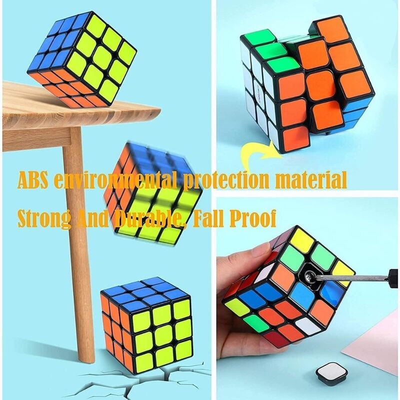 FITTO Mini Puzzle Magic Cube - Brain Teaser Toy for Kids and Adults