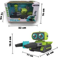 FITTO Stunt RC Car, 4WD 2.4GHz Remote Control robot With LED Lights RC robot for Boys Birthday