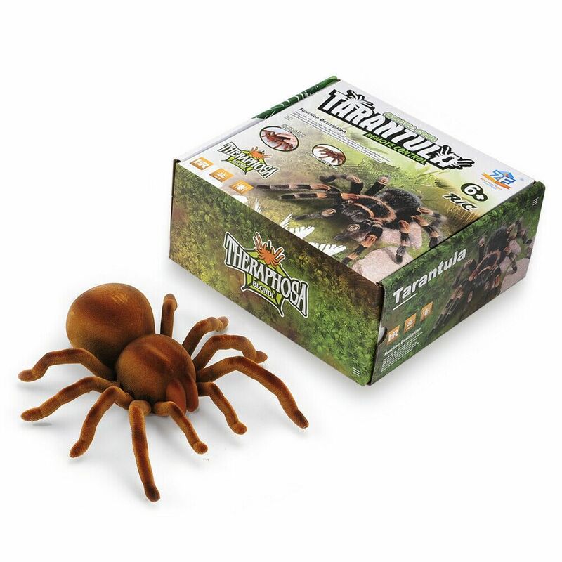 FITTO Remote- Controlled Tarantula Spider Toy with Infrared Technology