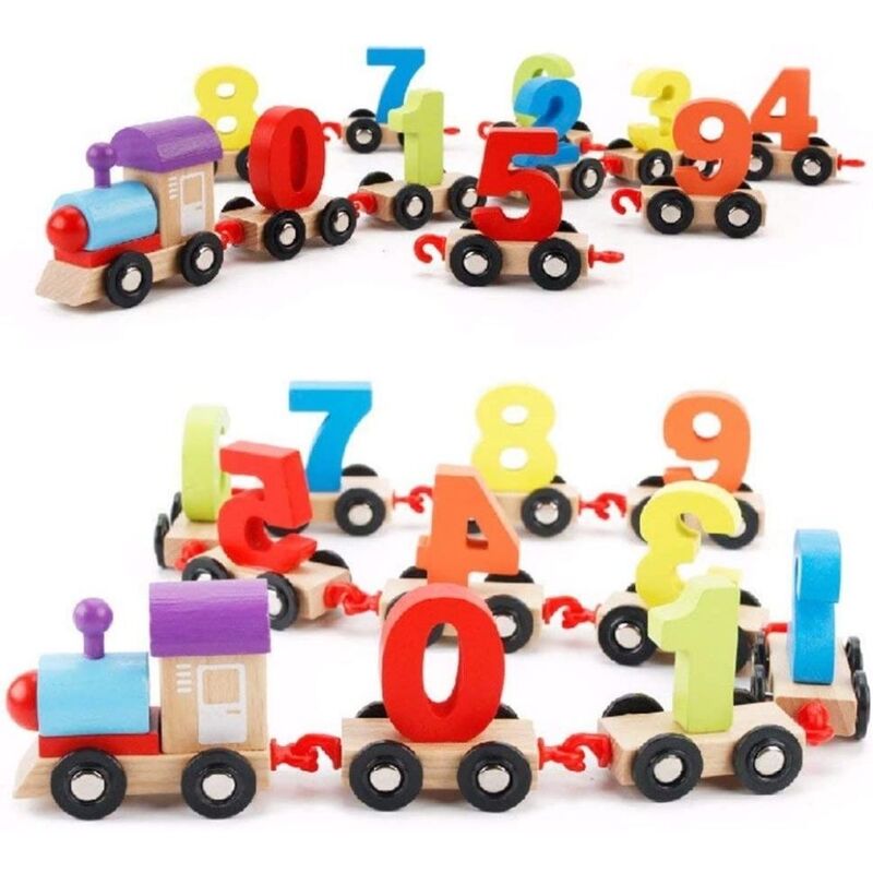 FITTO Wooden Toy Set for Toddlers - Educational Toys to Improve Motor Skills, Hand-Eye Coordination, and Problem-Solving Abilities