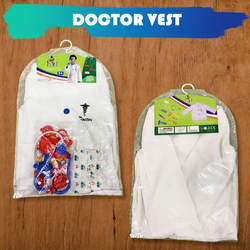 Kidwala Doctor Role Play Costume Set, White, Ages 3+