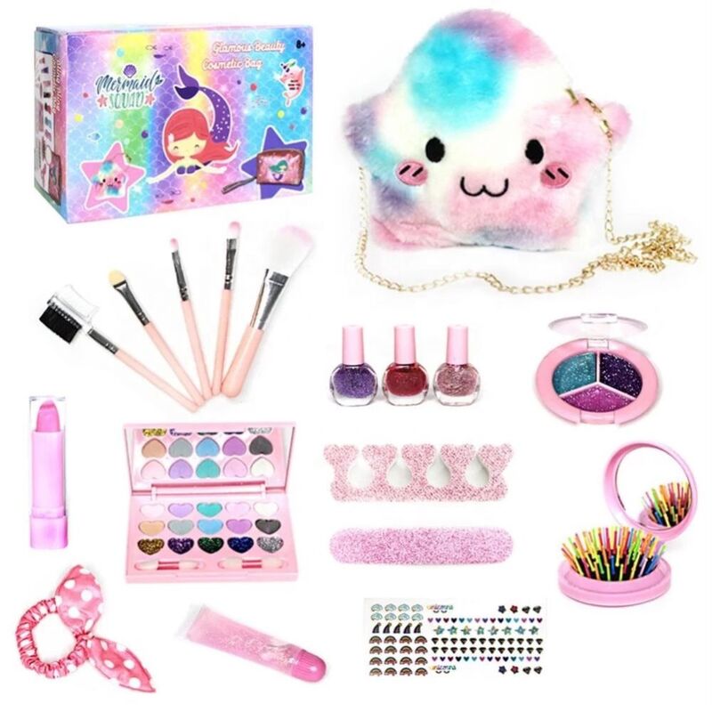 FITTO Simulation Cosmetic Toy Set - Interactive Makeup Factory for Kids