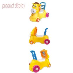 FITTO Baby Scooter with Toilet - High- Quality Balance and Coordination Development Ride-on Scooter with Built-in Potty