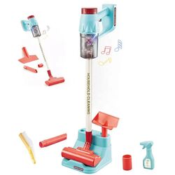 FITTO Cleaning Set Vacuum Cleaner Pretend Play Toys for Kids