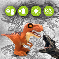 Kidwala Intelligent Remote Control Tyrannosaurus Dinosaur, Orange, Ages 6+