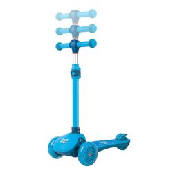 FITTO Outdoor Scooter Versatile Sit and Stand Scooter with Height Adjustable Feature for Kids, Blue, 78CM