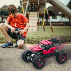 Kidwala 4WD Climbing Monster Powerful Rock Crawler Off Road Remote Control Truck, Red, Ages 3+